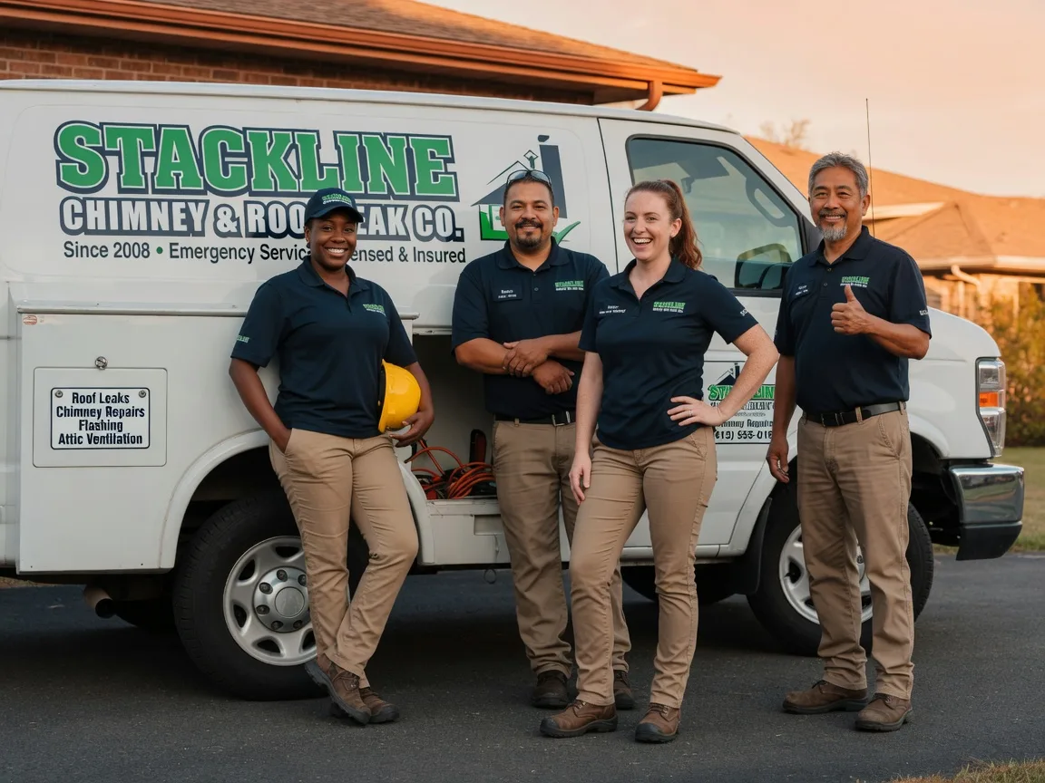 Chimney flashing repair company in Fairdale, ND